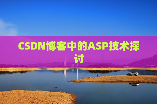 CSDN博客中的ASP技术探讨